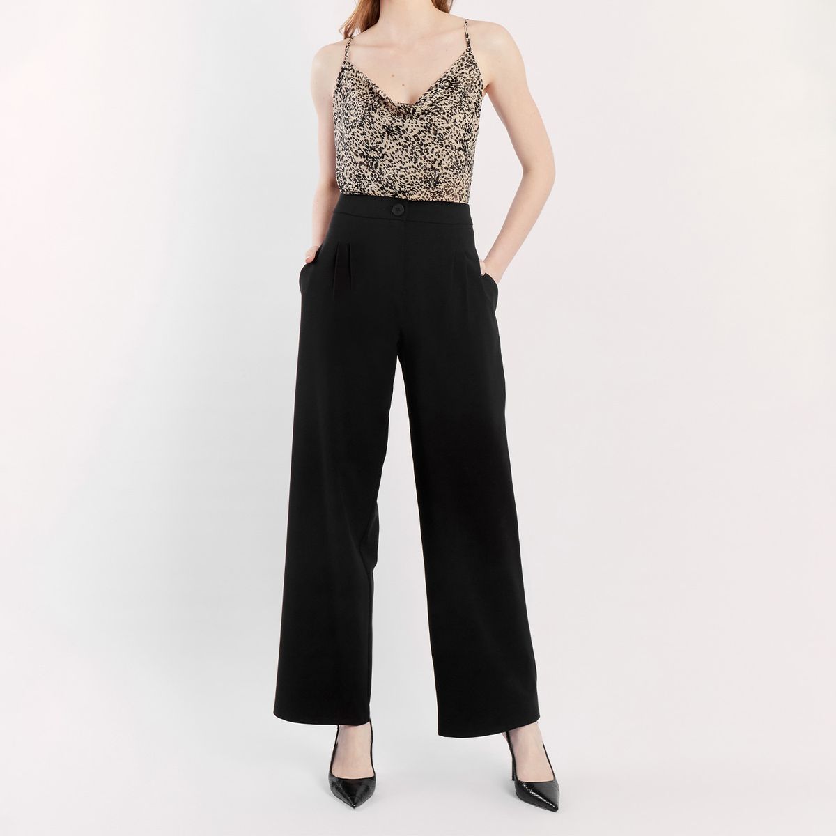 CAMILA VIALI - Camila Viali Blusa Bruna Print sin manga