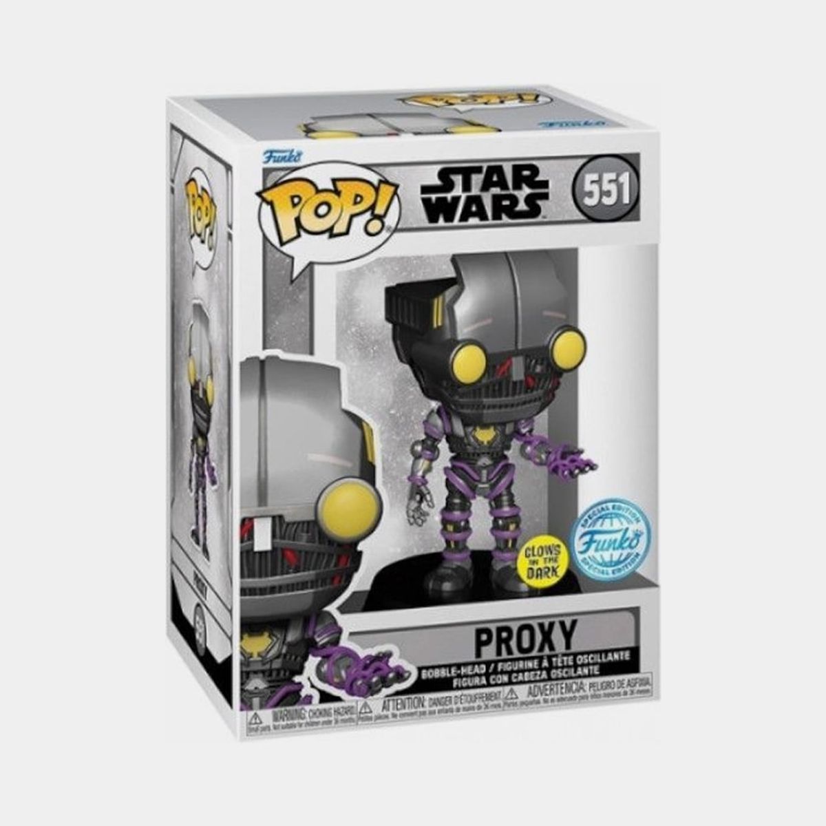 FUNKO - FUNKO POP STAR WARS FORCE UNLEASHED - PROXY  GLOWS IN THE DARK