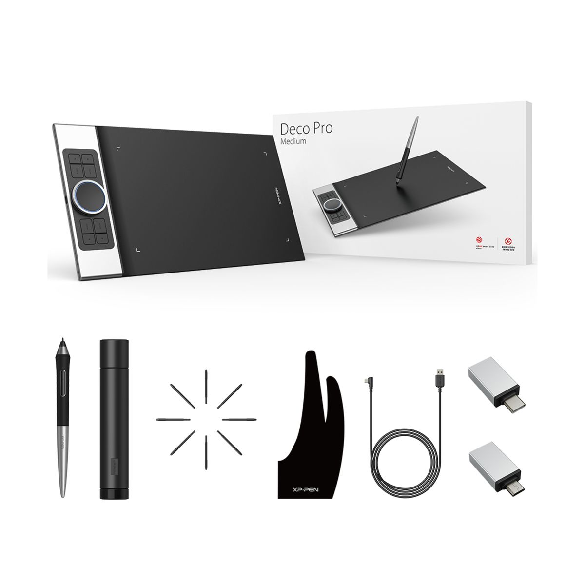 XP PEN - Tableta Grafica XP-Pen Deco Pro Medium 11 x 6 Pulgadas