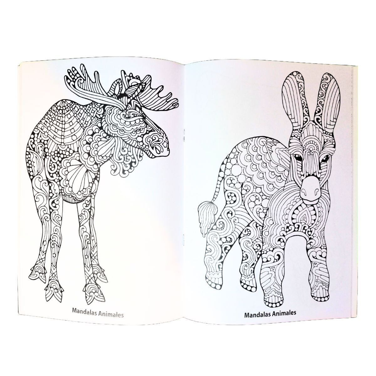 GENERICO - Libro para colorear - mandalas animales