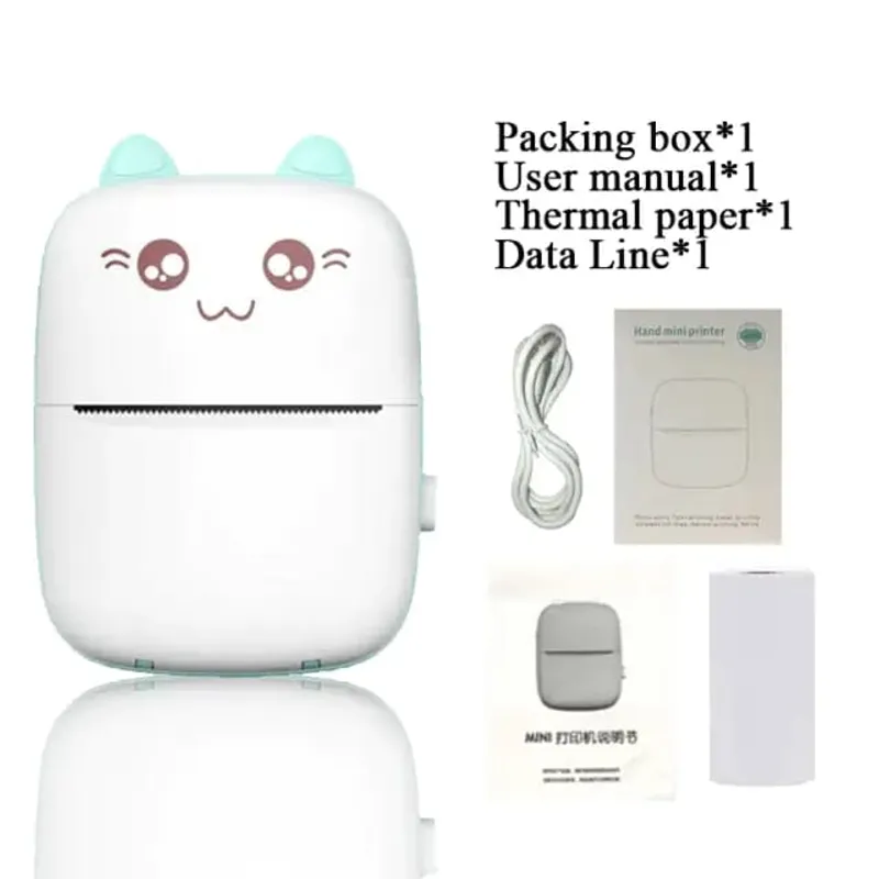 OEM - MINI Impresora Portátil Térmico 58mm Android IOS conexión Bluetooth
