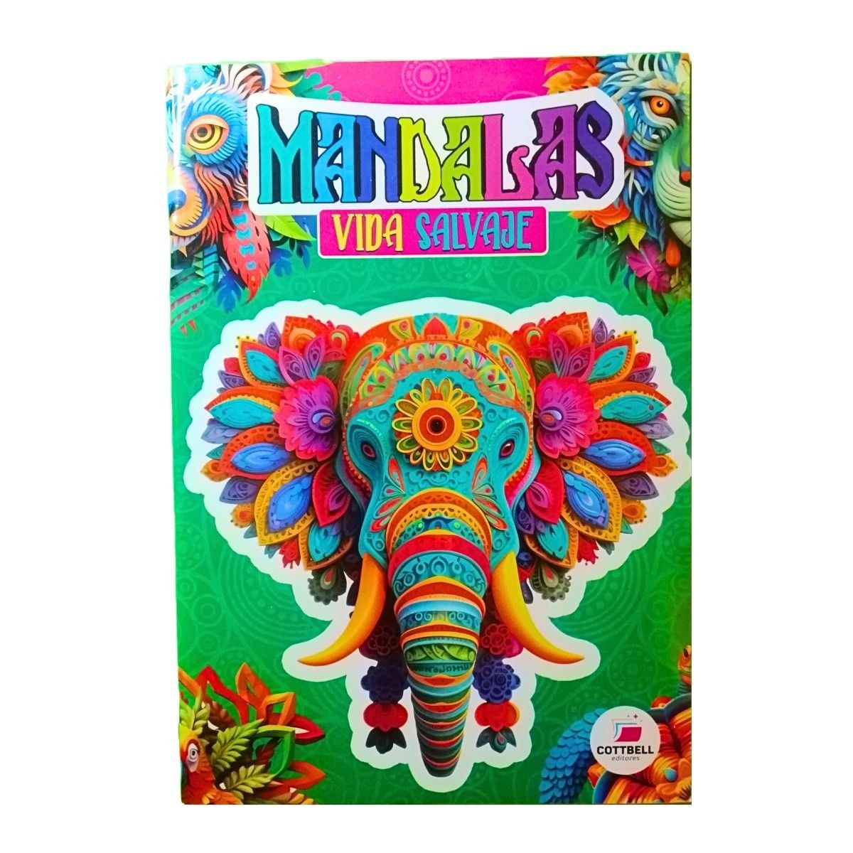 GENERICO - Libro para colorear vida salvaje - mandalas para pintar
