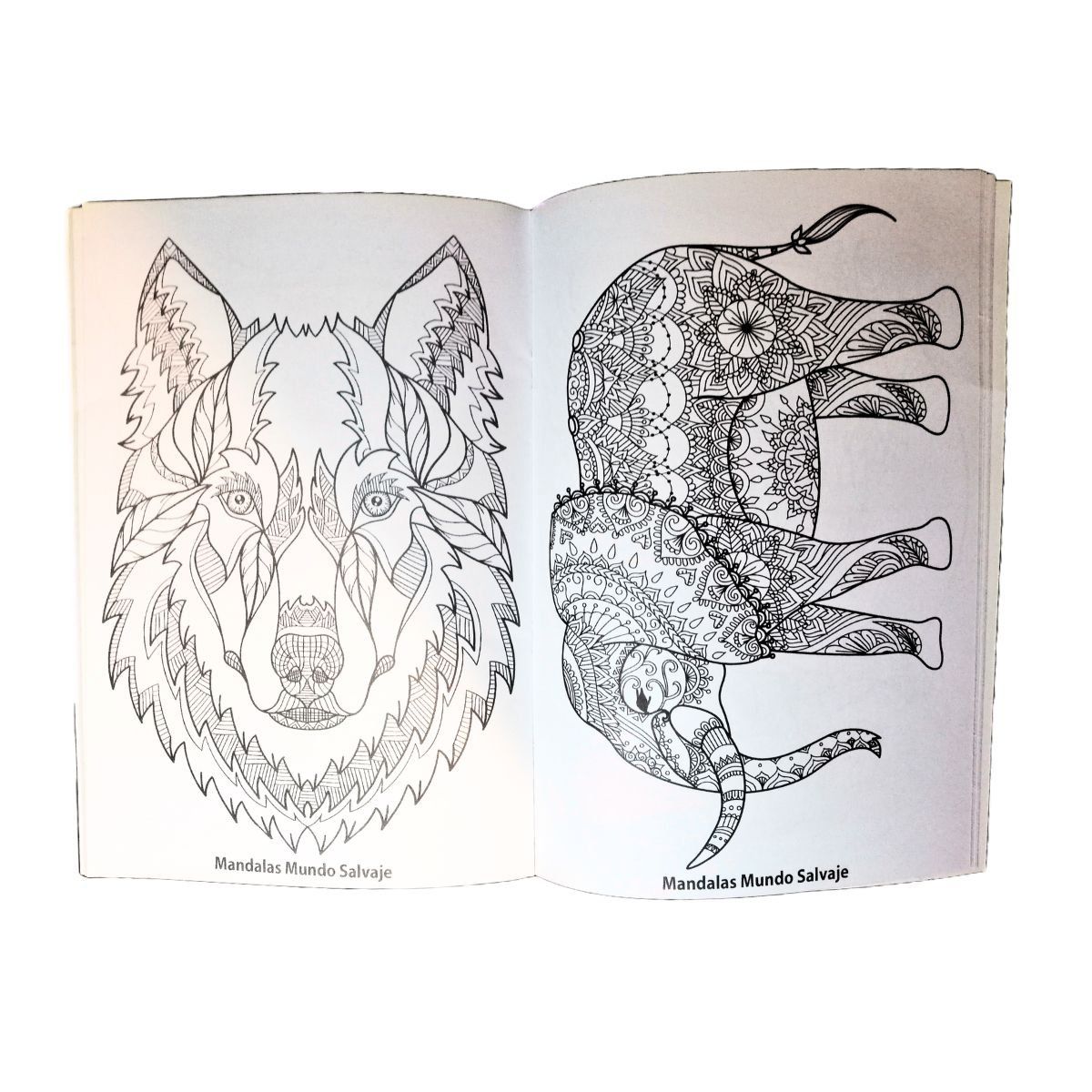 GENERICO - Libro para colorear vida salvaje - mandalas para pintar