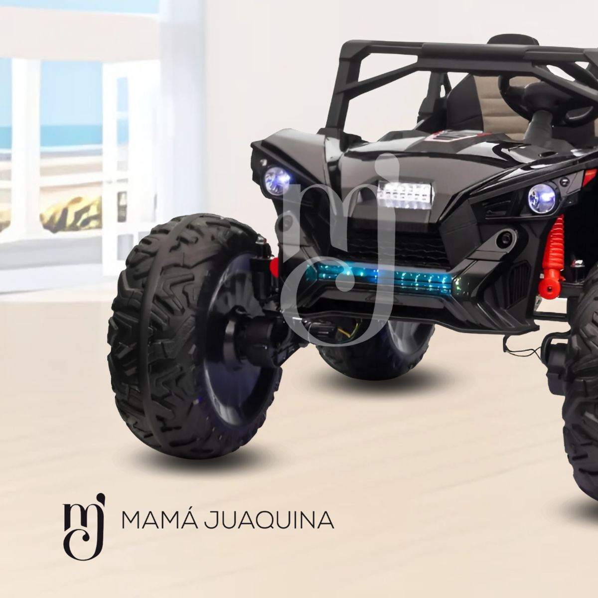 MERCEDES BENZ - Carro a Batería 4x4 «UTV RALLY BUGGY» Licenciado Black