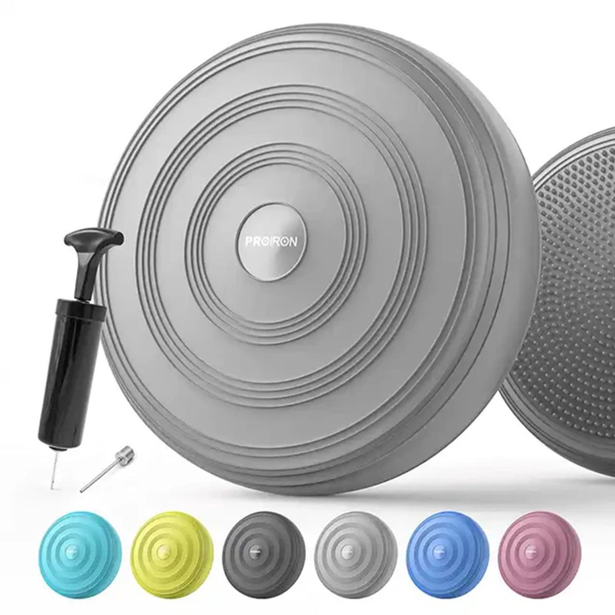PROIRON - Disco o Cojín de Equilibrio Gris