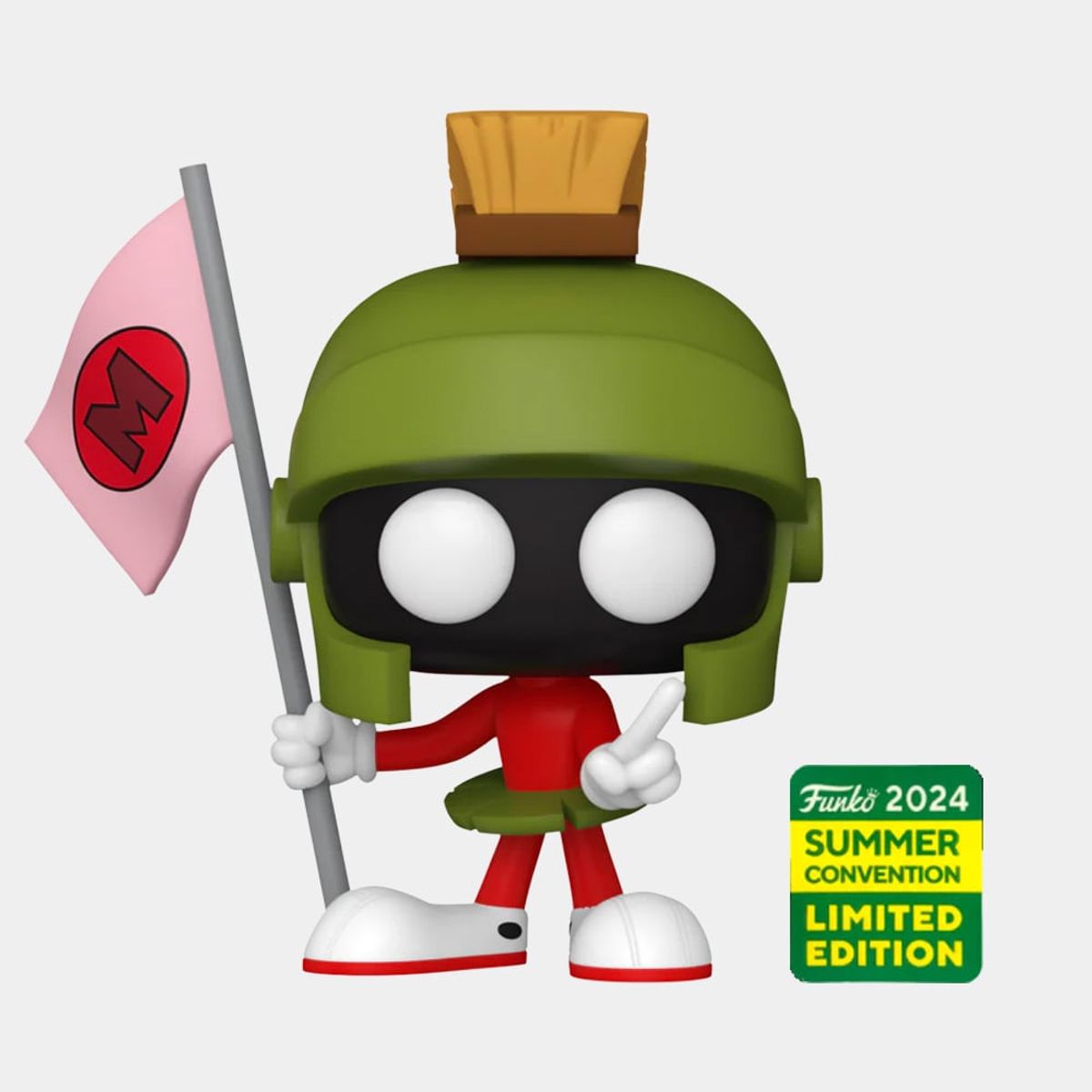 FUNKO - FUNKO POP! ANIMATION: LOONEY TUNES - MARVIN THE MARTIAN (WITH FLAG) - 2024 SUMMER CONVENTION (LIMITED EDITION)