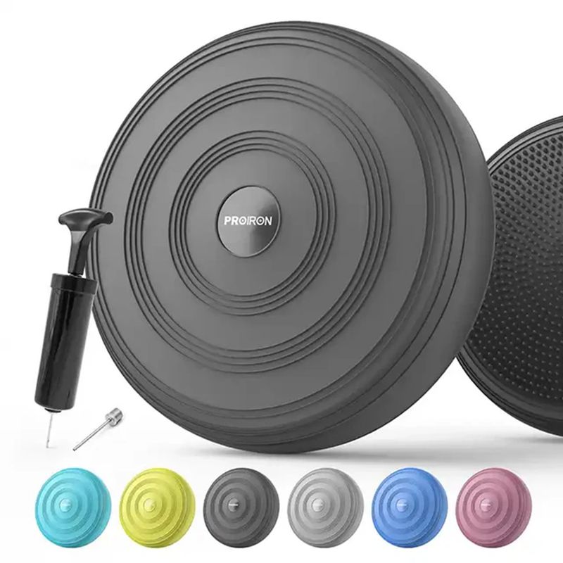 PROIRON - Disco o Cojín de Equilibrio Negro