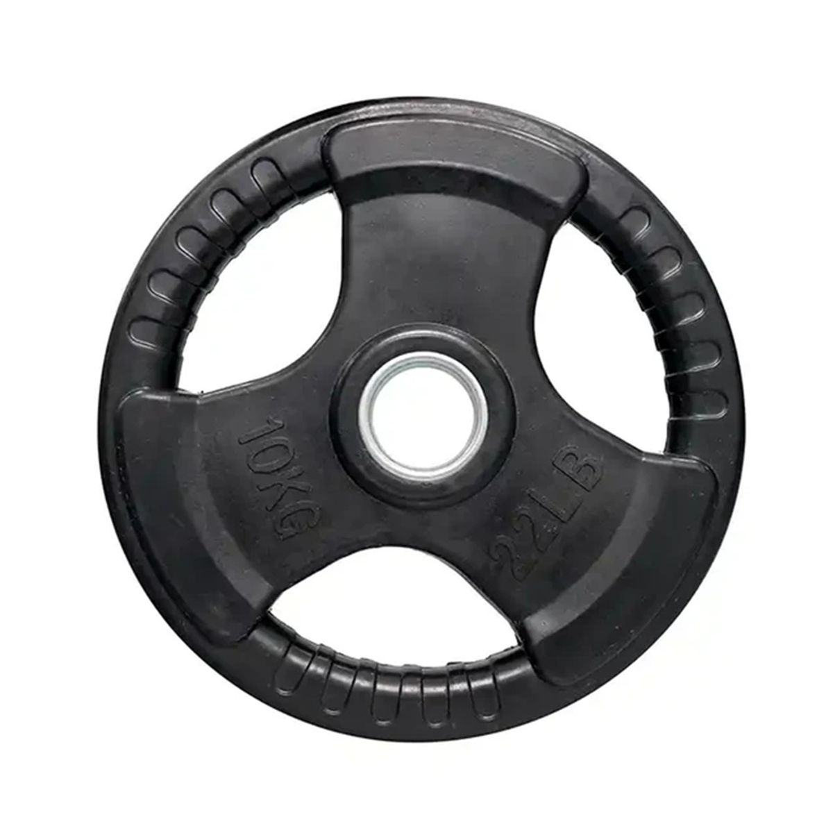 PROIRON - Par de Discos Olímpicos de Caucho Tri Agarre 10 Kg