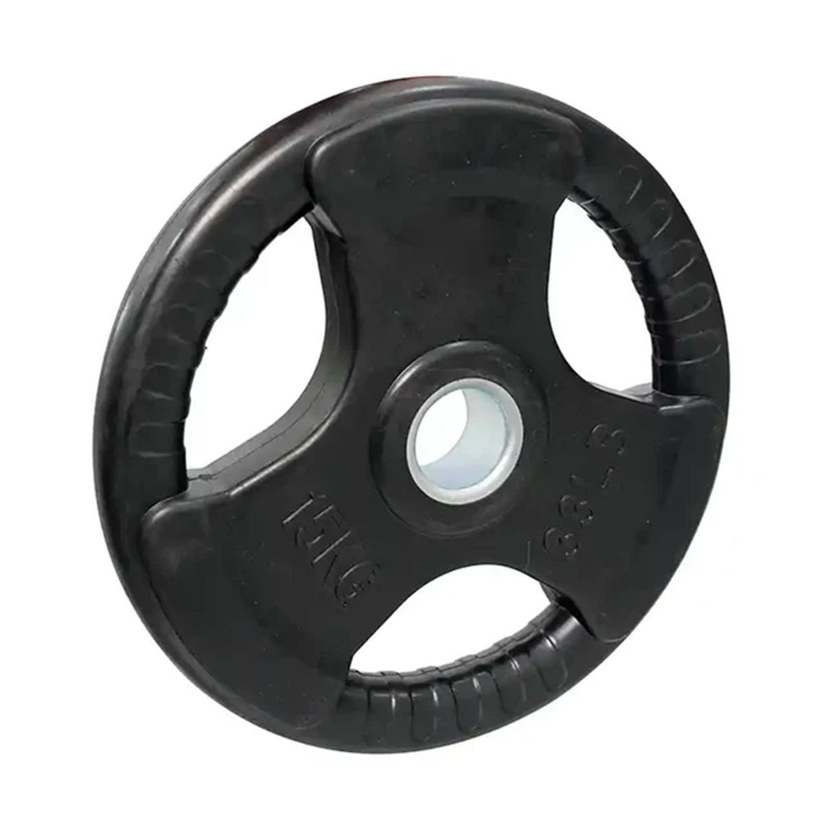 PROIRON - Par de Discos Olímpicos de Caucho Tri Agarre 15 Kg