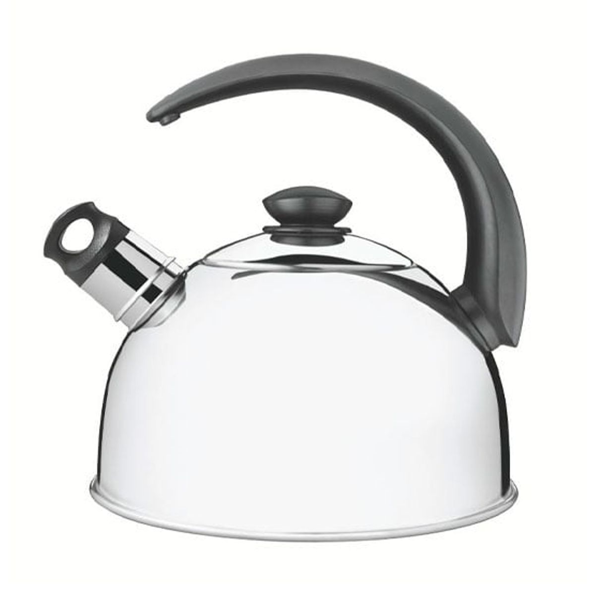 TRAMONTINA - Tetera  de acero inoxidable con silbato , fondo triple 3,3 L