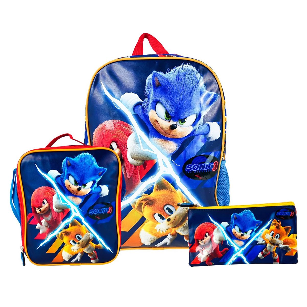 SCOOL - Set SONIC Mochila-Lonchera-Cartuchera marca Scool