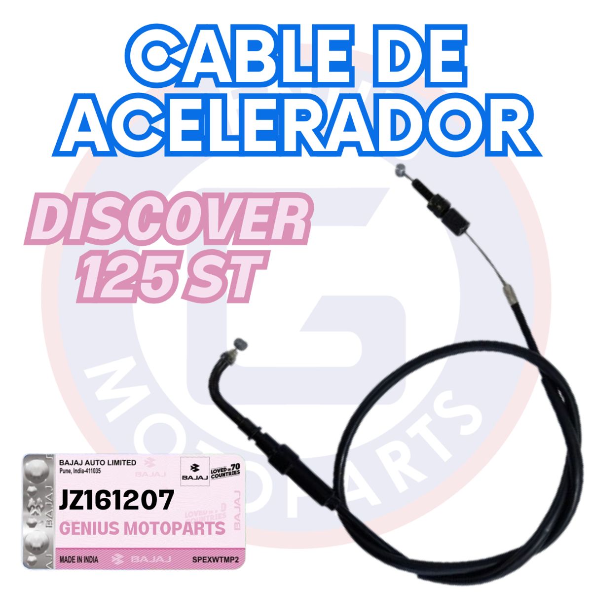 BAJAJ - CABLE DE ACELERADOR DISCOVER 125 ST