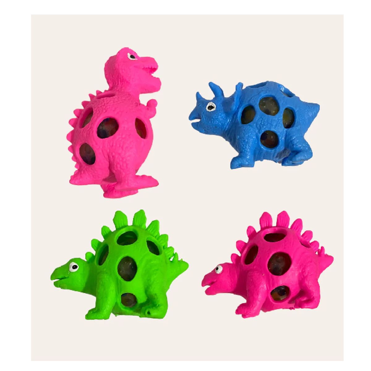 GENERICO - Pack x 2 Squishys dinosaurios