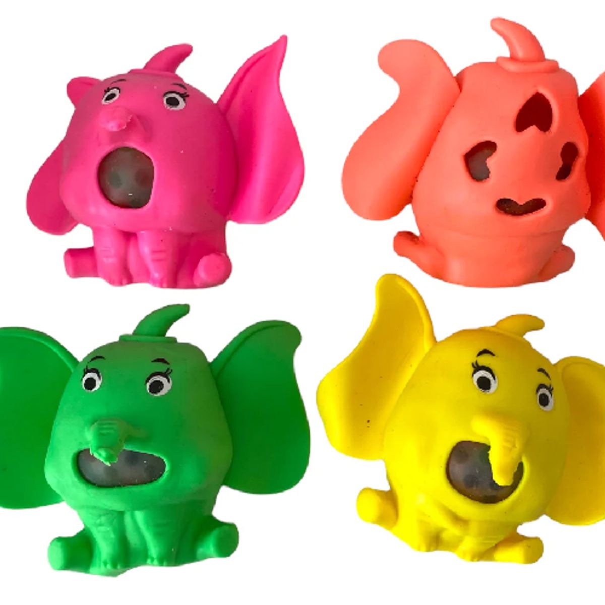 GENERICO - Pack x 2 Squishys elefantes