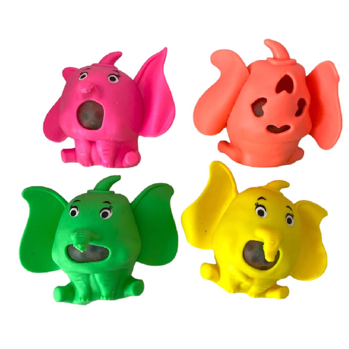 GENERICO - Pack x 2 Squishys elefantes