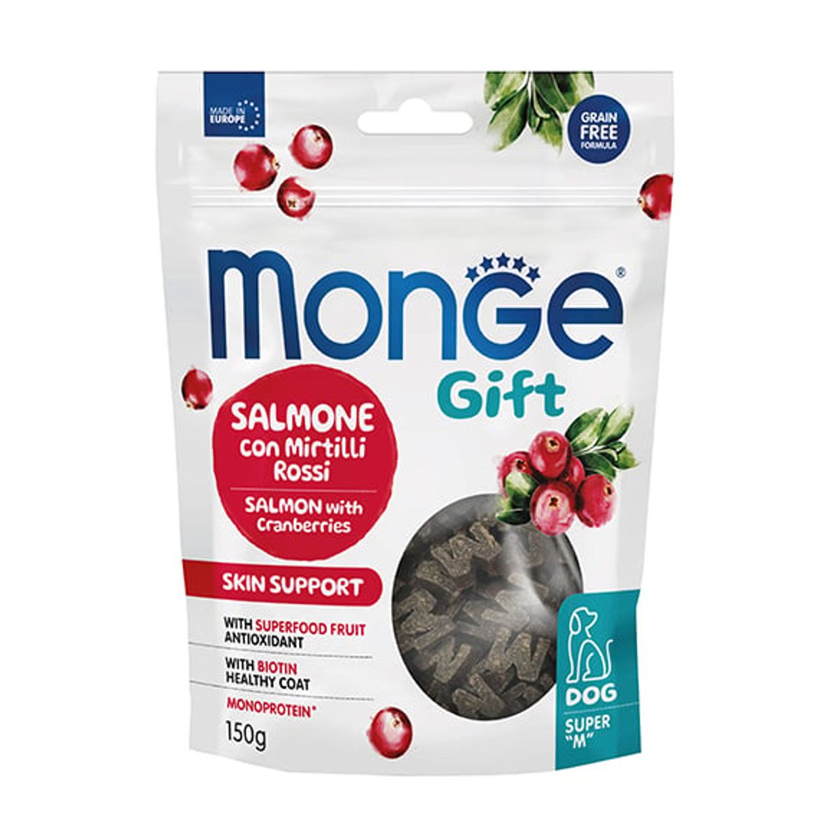 MONGE - Monge Gift Super M Skin Support 150gr - Salmon Y Arandanos
