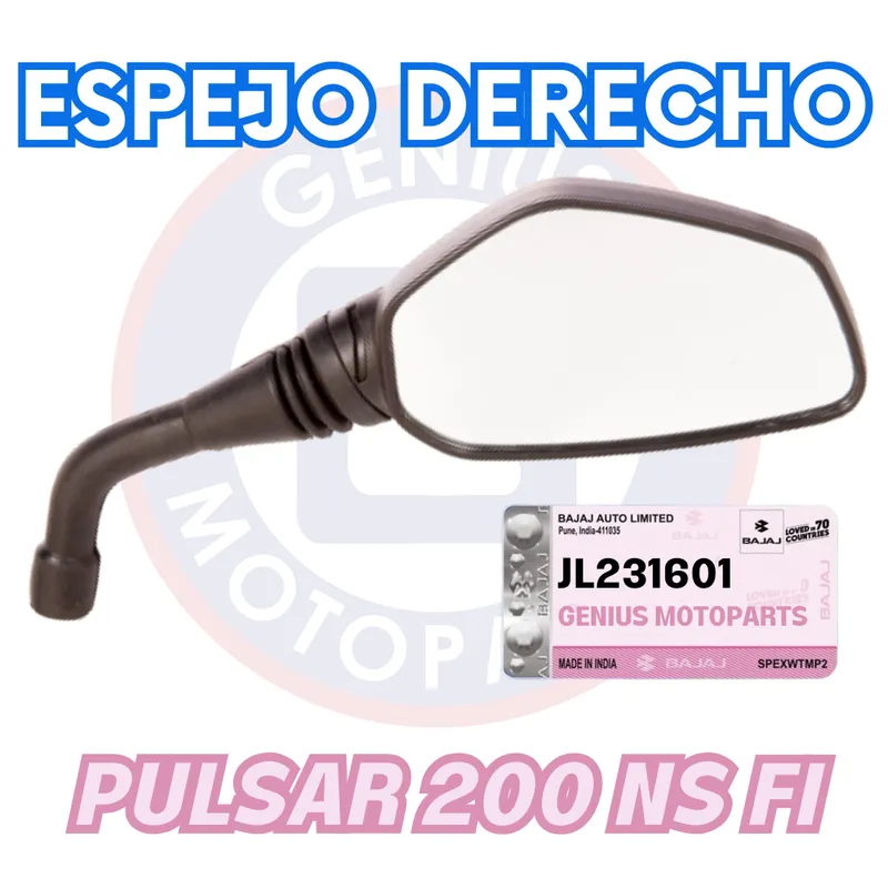 BAJAJ - ESPEJO DERECHO PULSAR 200 NS FI