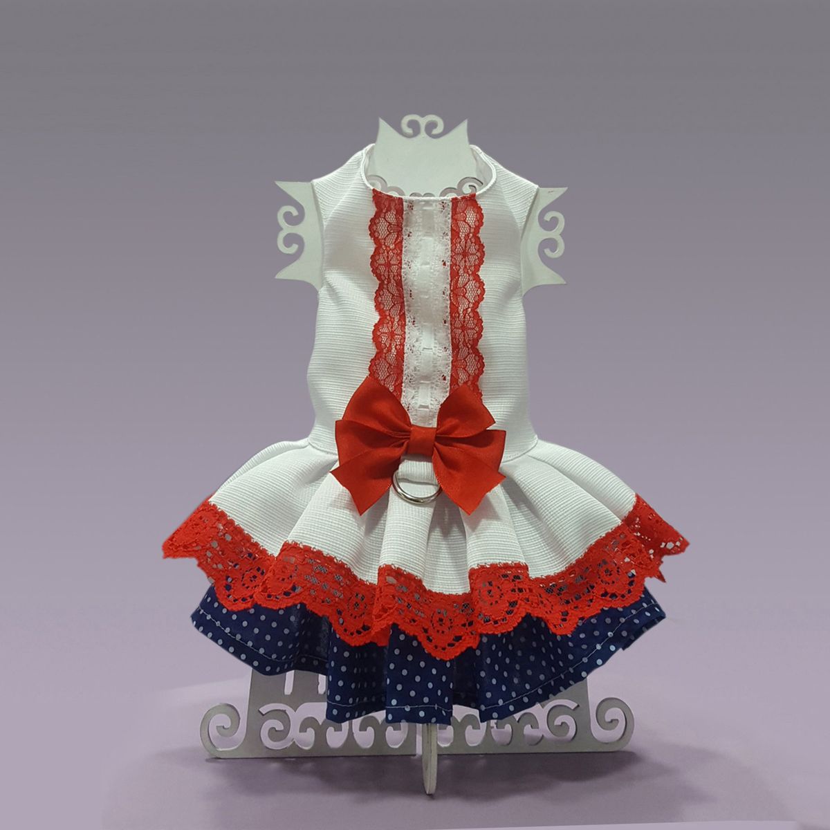 GENERICO - VESTIDO MODELO AMERICANO COLOR BLANCO TALLA L