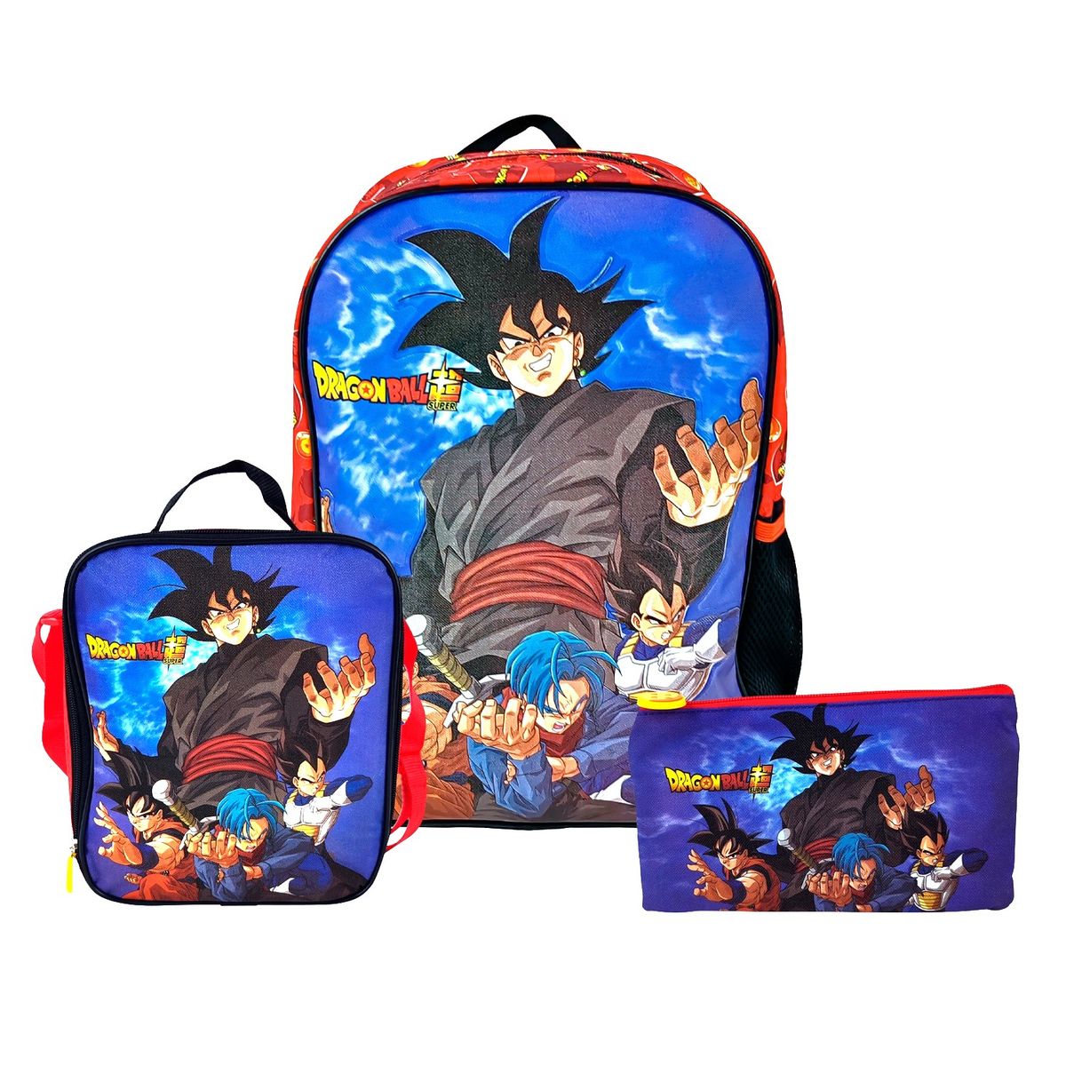 SCOOL - Set DRAGON BALL Mochila-Lonchera-Cartuchera marca Scool