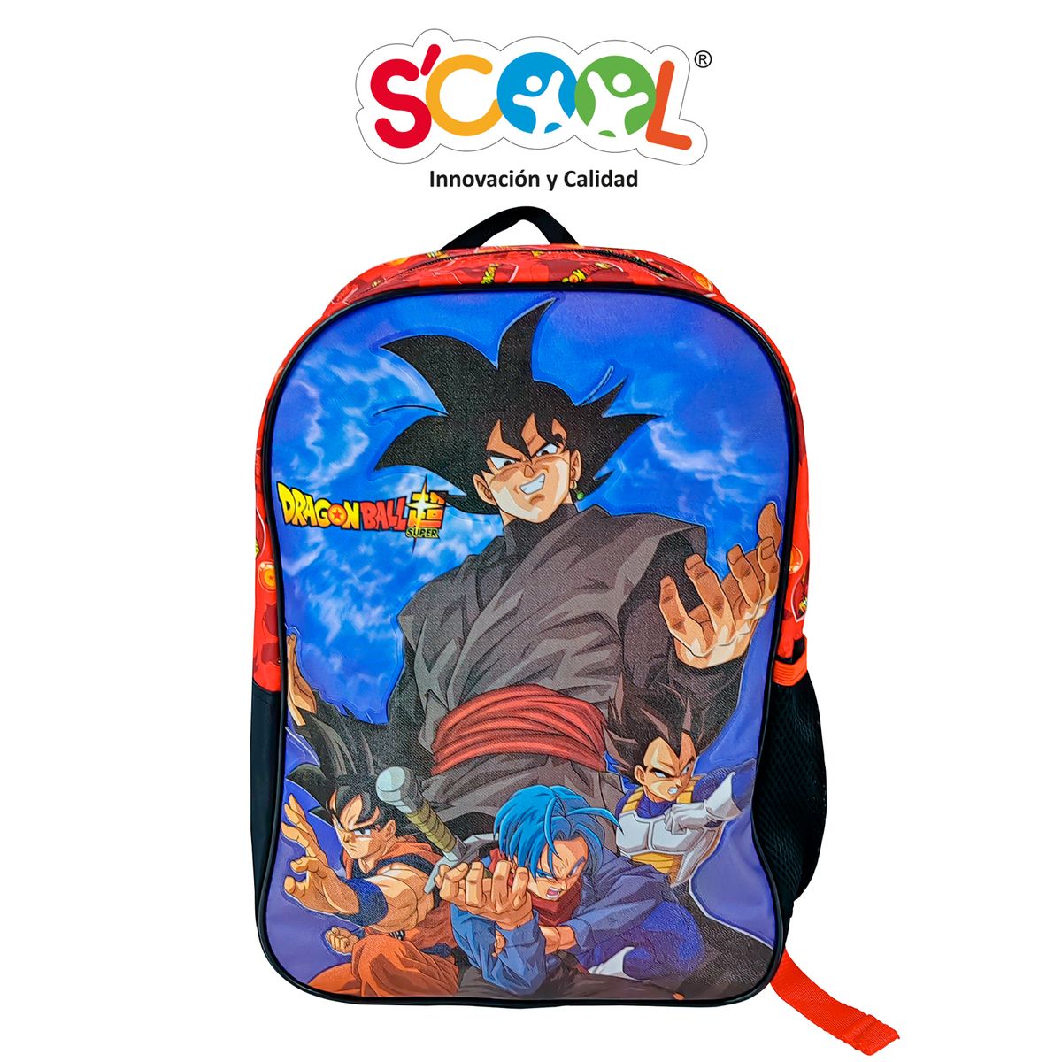 SCOOL - Set DRAGON BALL Mochila-Lonchera-Cartuchera marca Scool