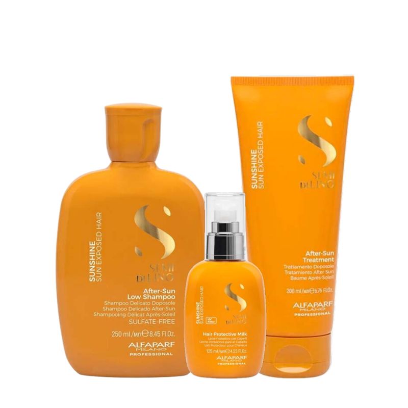 ALFAPARF MILANO - Alfaparf Sunshine Trío Shampoo + After Sun Treatment + HP Milk 250ml