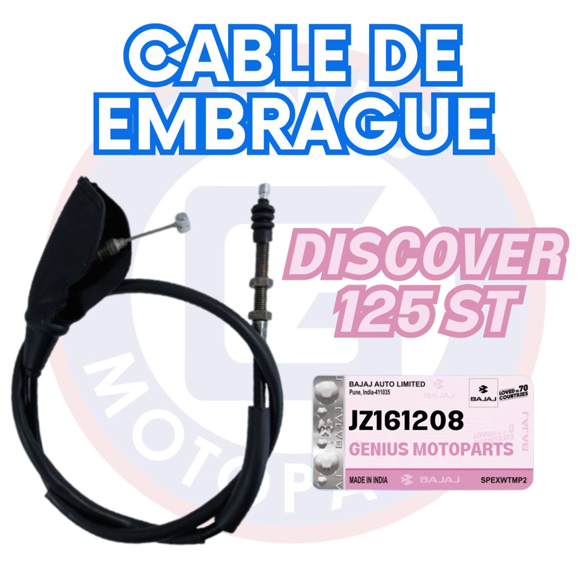 BAJAJ - CABLE DE EMBRAGUE DISCOVER 125 ST