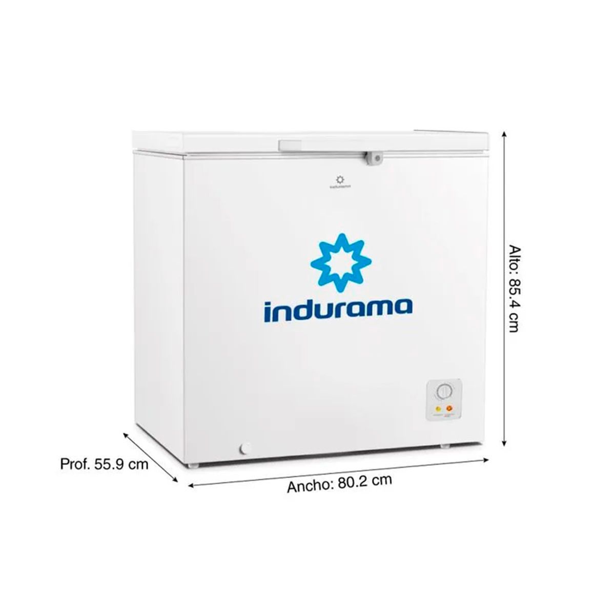 INDURAMA - Congeladora Indurama Dual 198 Litros CI-220BL - Blanco