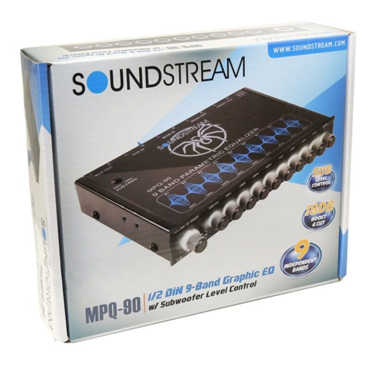 SOUNDSTREAM - ECUALIZADOR  SOUNDSTREAM 9 BANDAS MPQ-90