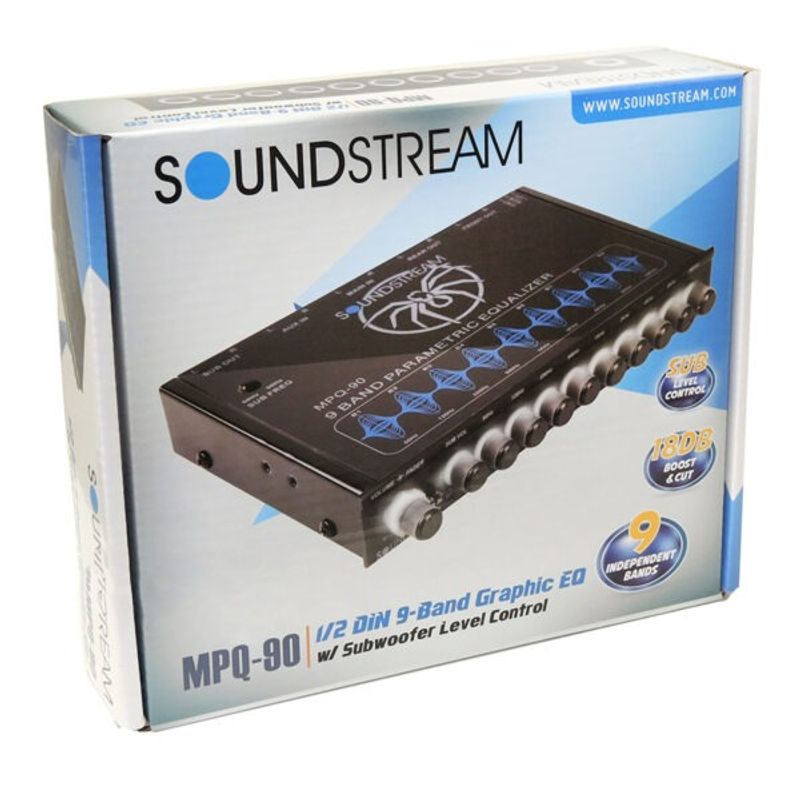 SOUNDSTREAM - ECUALIZADOR  SOUNDSTREAM 9 BANDAS MPQ-90