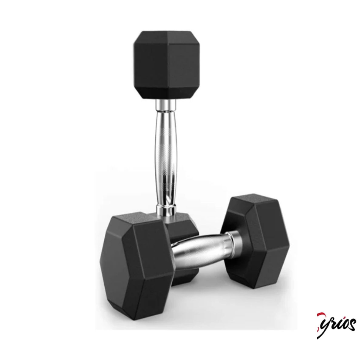 NO LOGO - Par De Mancuernas Hexagonales De 10 KG