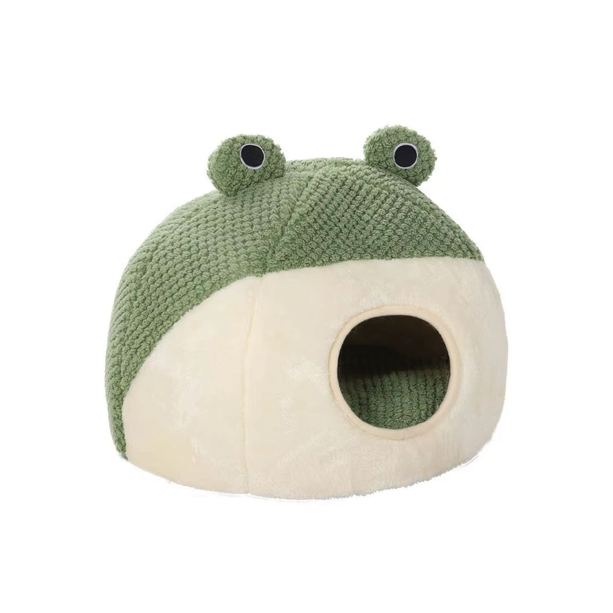 S&T - Cama Rana Cueva Para Mascotas Suave Talla S