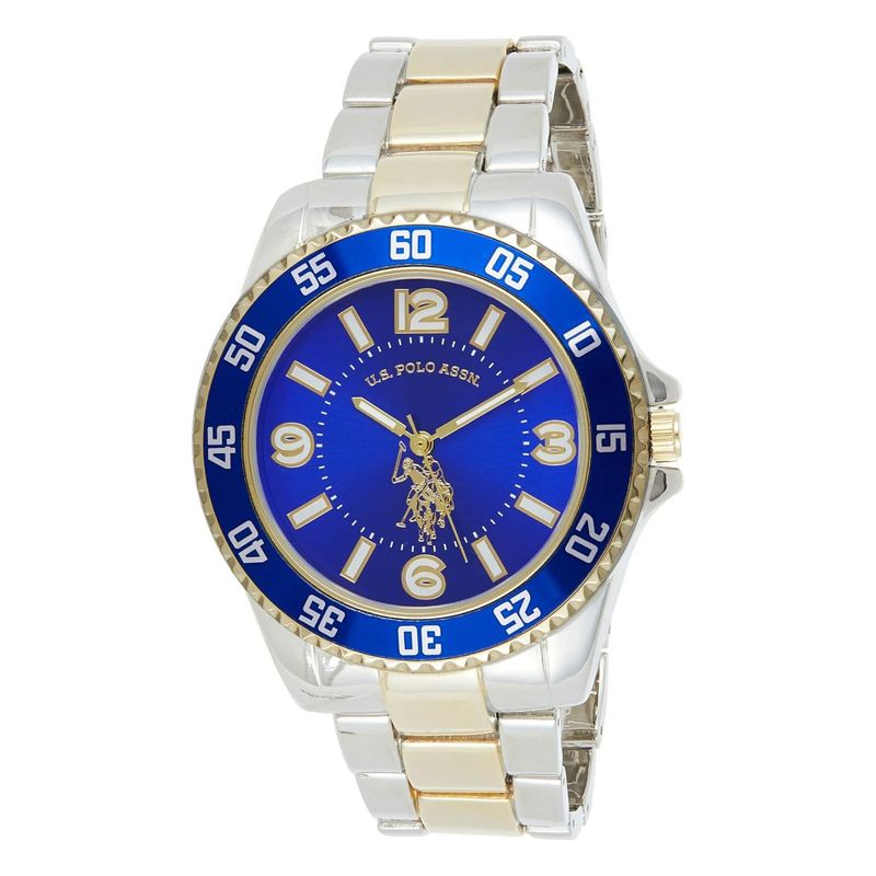 US POLO ASSN - US Polo Assn reloj de cuarzo de dos tonos aliacion de metal hombre