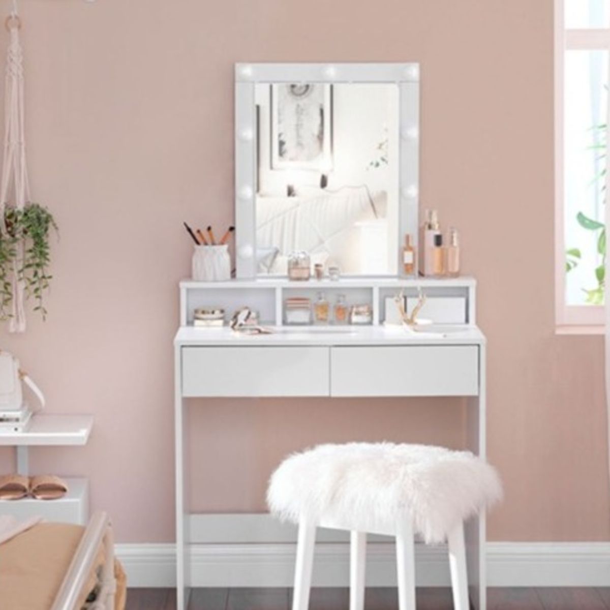 NACION MUEBLES - TOCADOR CON LUCES LUCY NM