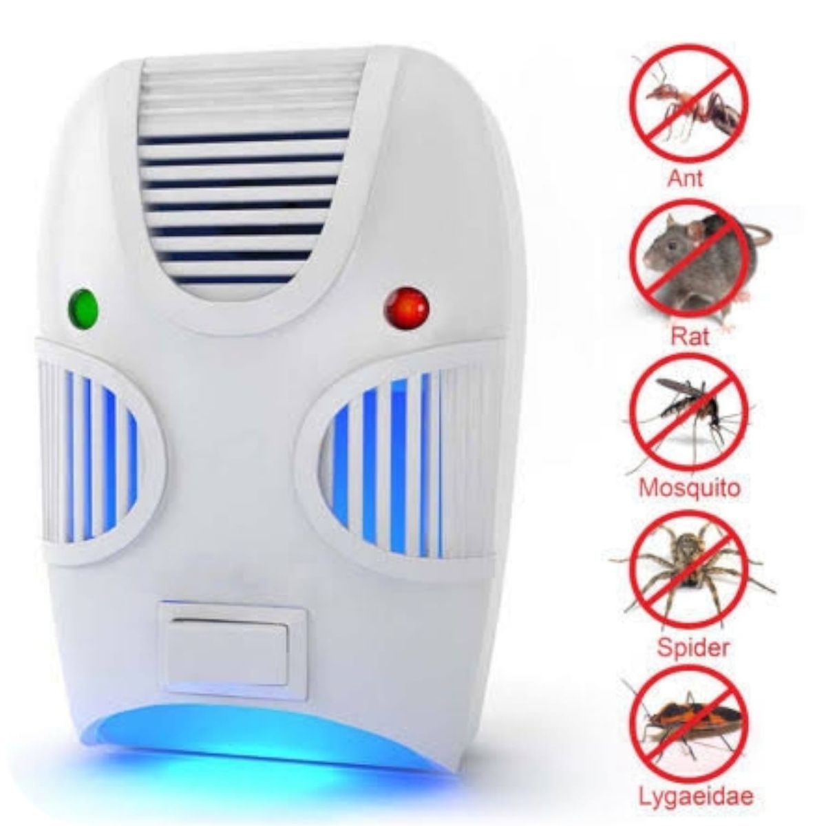 OEM - Repelente Electronico de Roedores Ratas Cucarachas