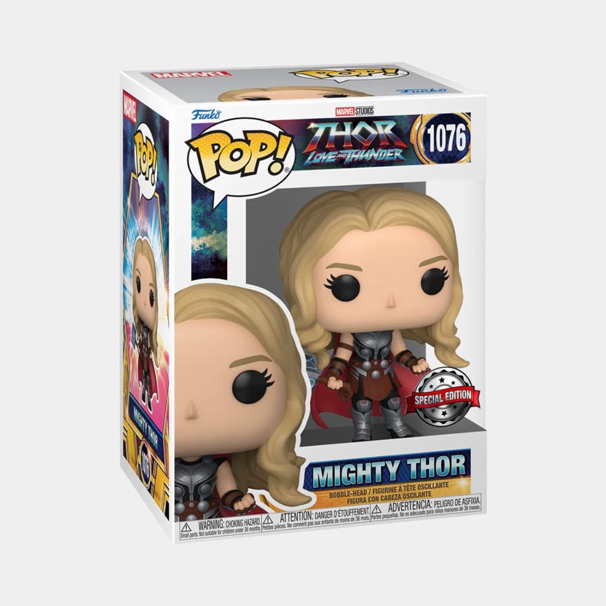 FUNKO - FUNKO POP THOR LOVE AND THUNDER - MIGHTY THOR METALIZADO
