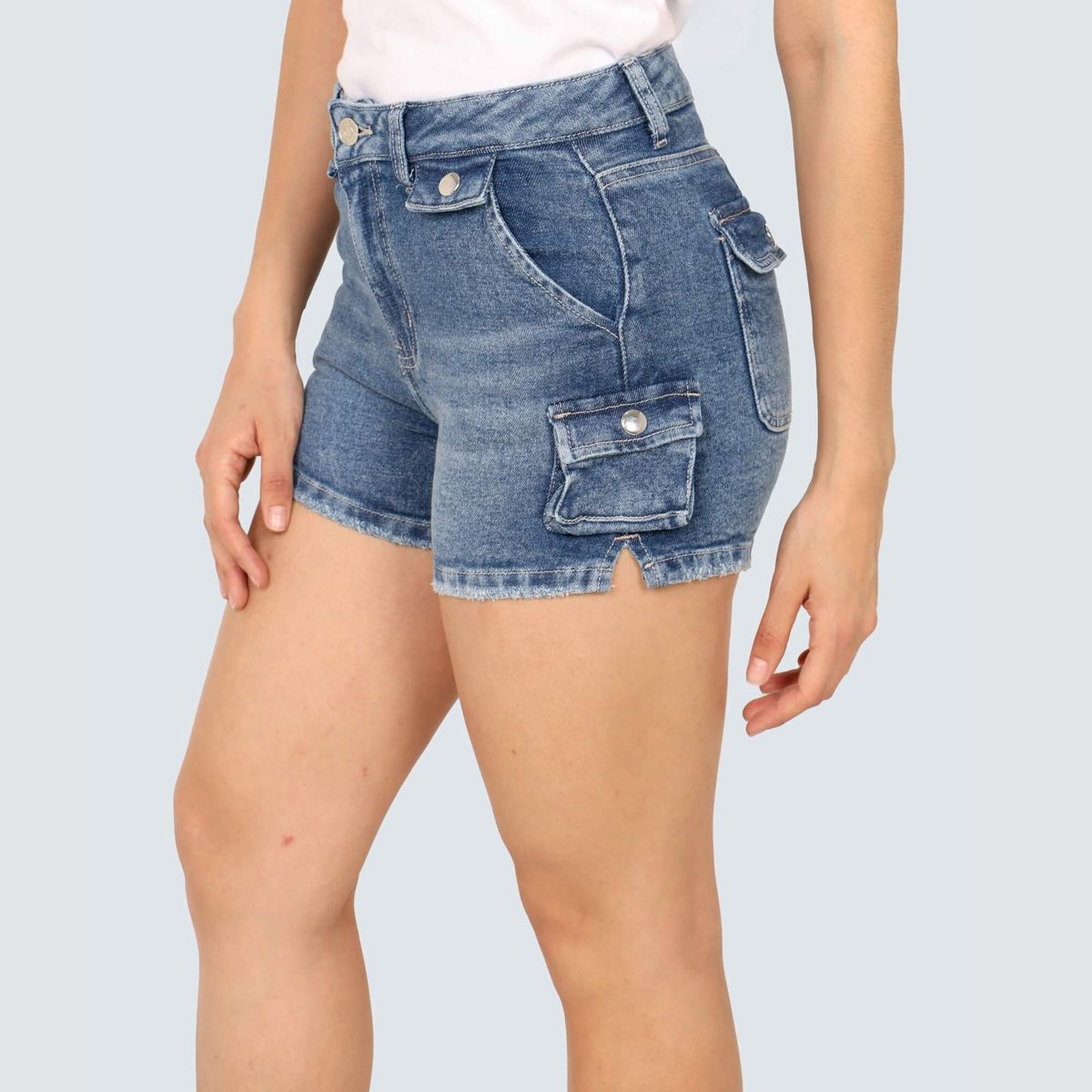 PARADA 111 - SHORT CARGO CINTURA MUJER PARADA 111 BRUNA