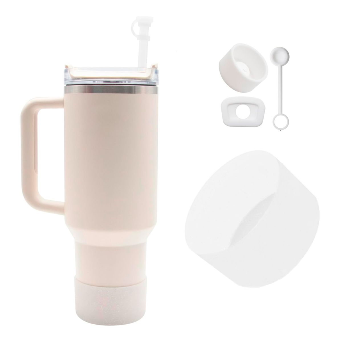 Kit de Tapones de Silicona y Protector Inferior para Vaso Térmico, marca HYGGE - Foto Principal