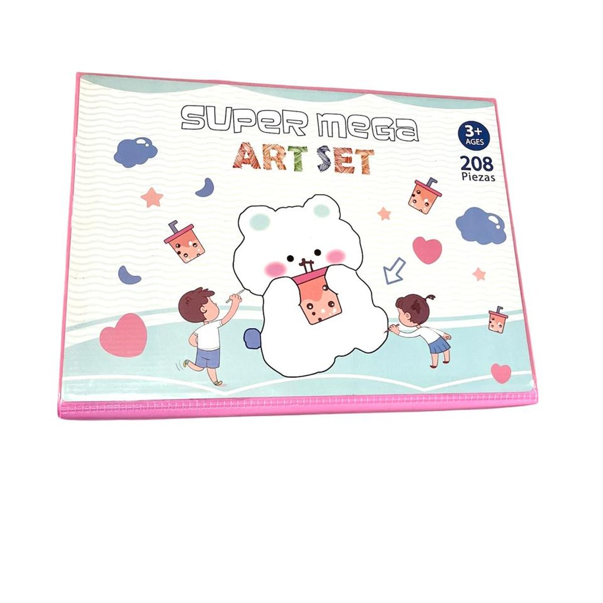 GENERICO - Mega set de arte 208 piezas
