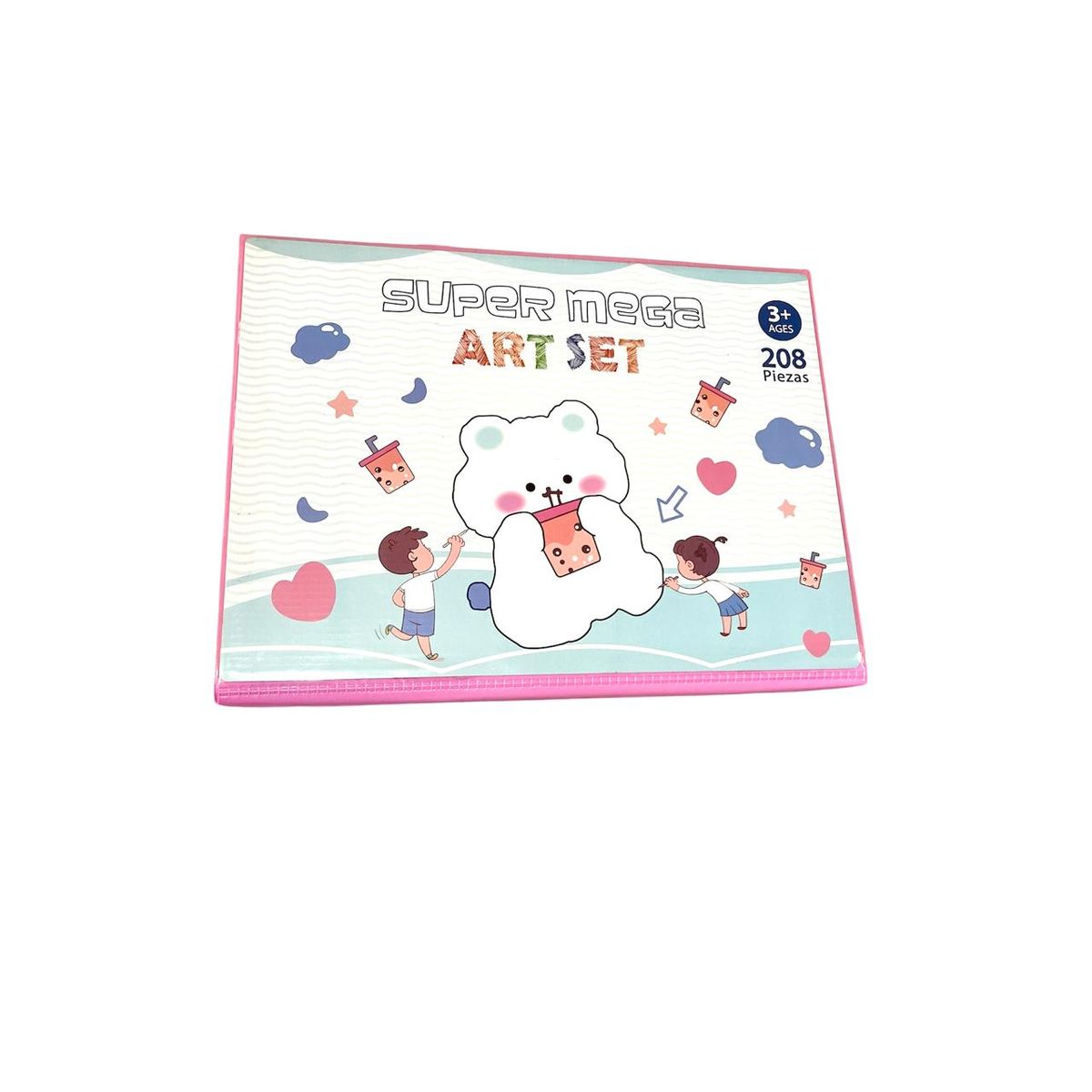 GENERICO - Mega set de arte 208 piezas