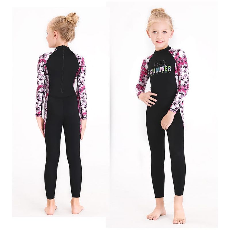 GENERICO - traje de baño completo para niñas upf50