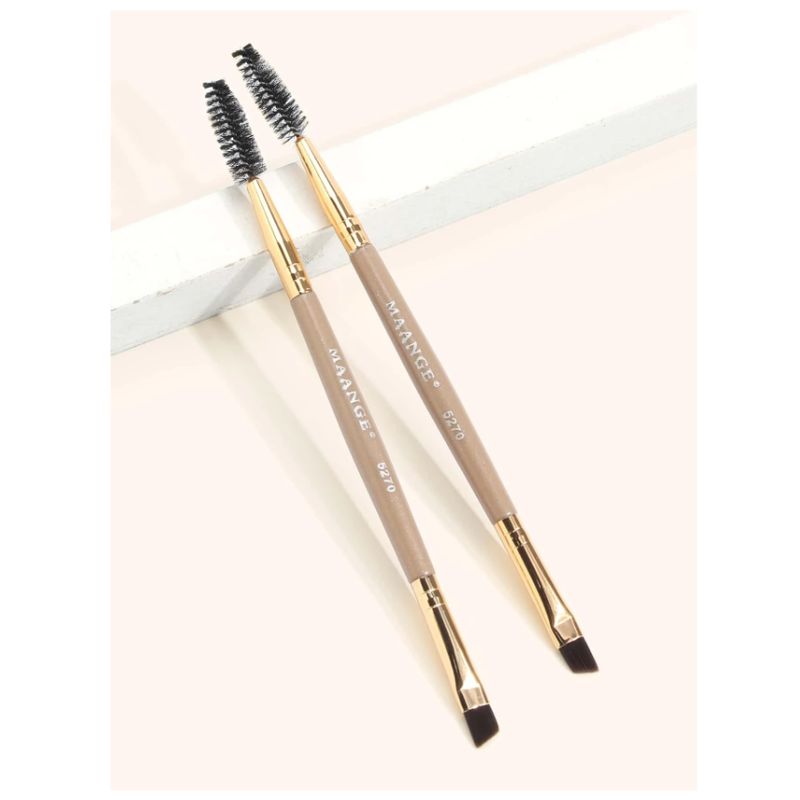 GENERICO - SET DE 2 CEPILLO PARA CEJAS DE FIBRA SUAVE