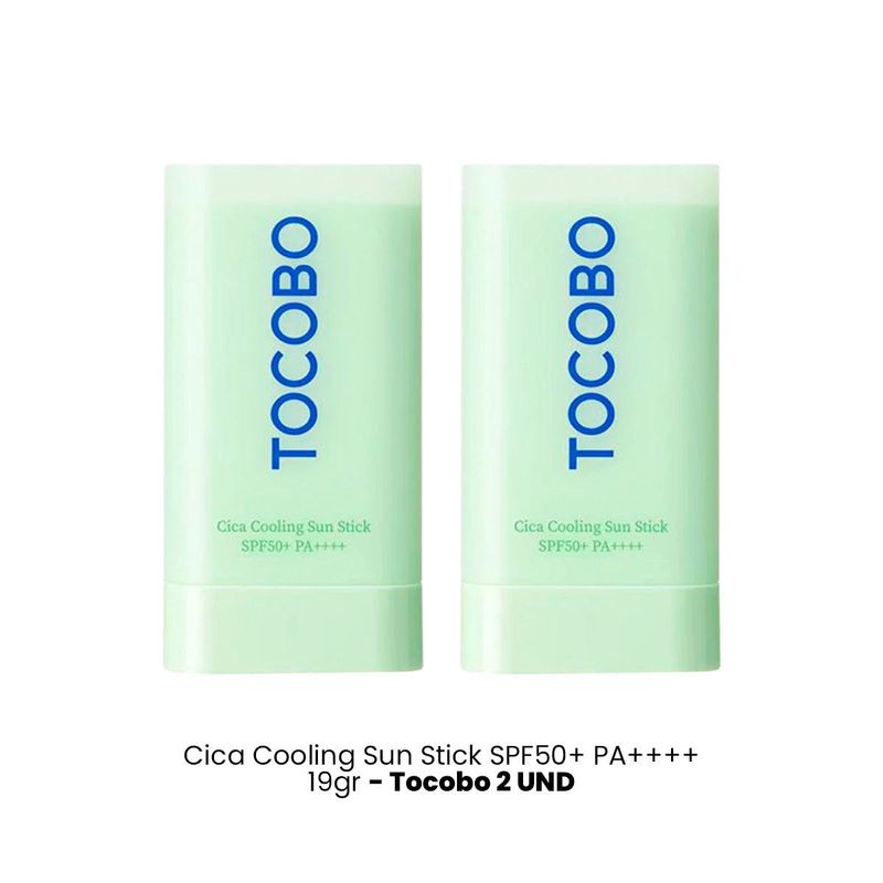 TOCOBO - TOCOBO CICA COOLING SUN STICK SPF50+ PA++++ 2 UNIDADES