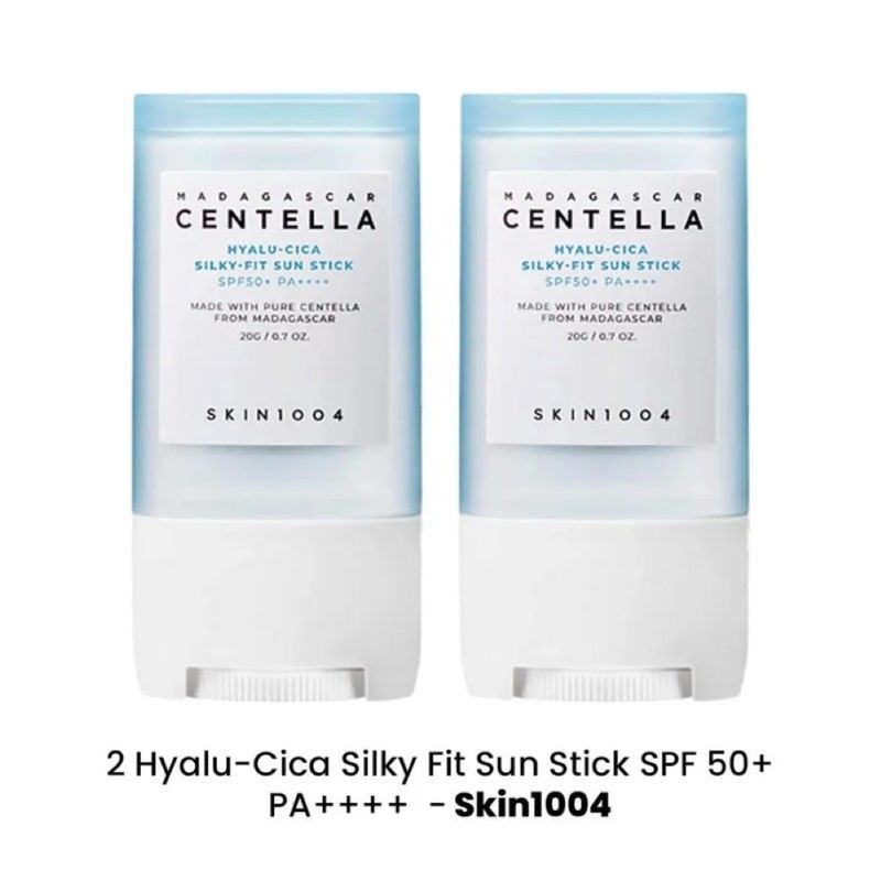 TOCOBO - 2 UNID MADAGASCAR CENTELLA HYALU-CICA SUN STICK SPF50+PA++++