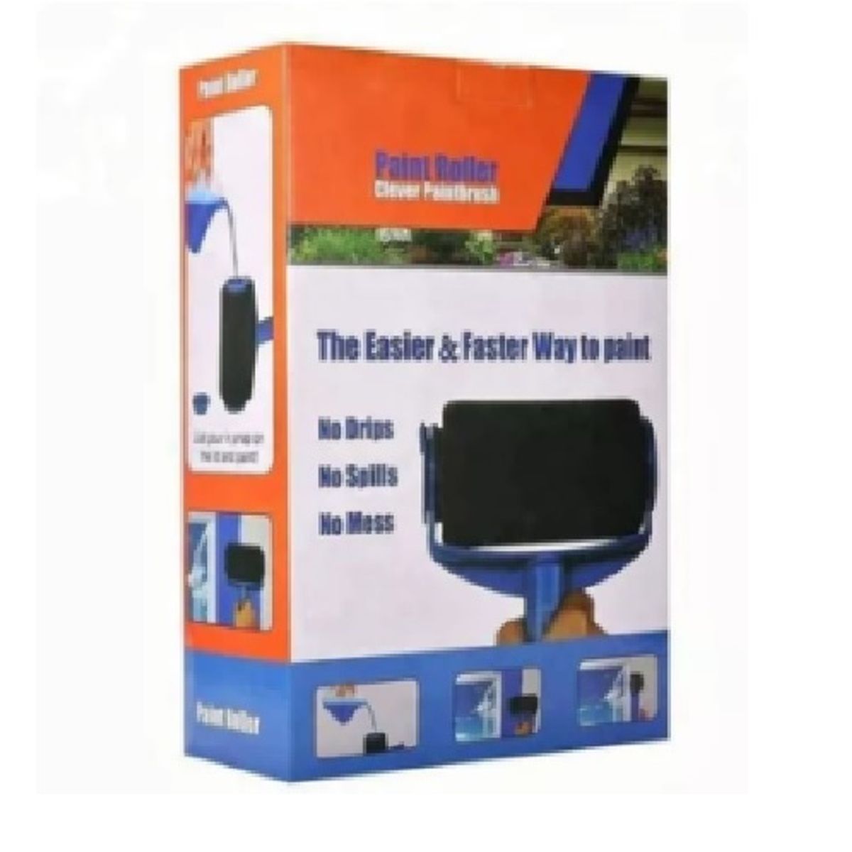 GENERICO - RODILLO DE PINTURA ANTIGOTEO RECARGABLE