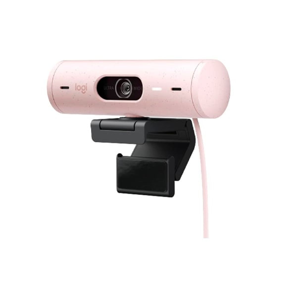 LOGITECH - Cámara web Logitech Full HD 1080p Brio 500 Rosa