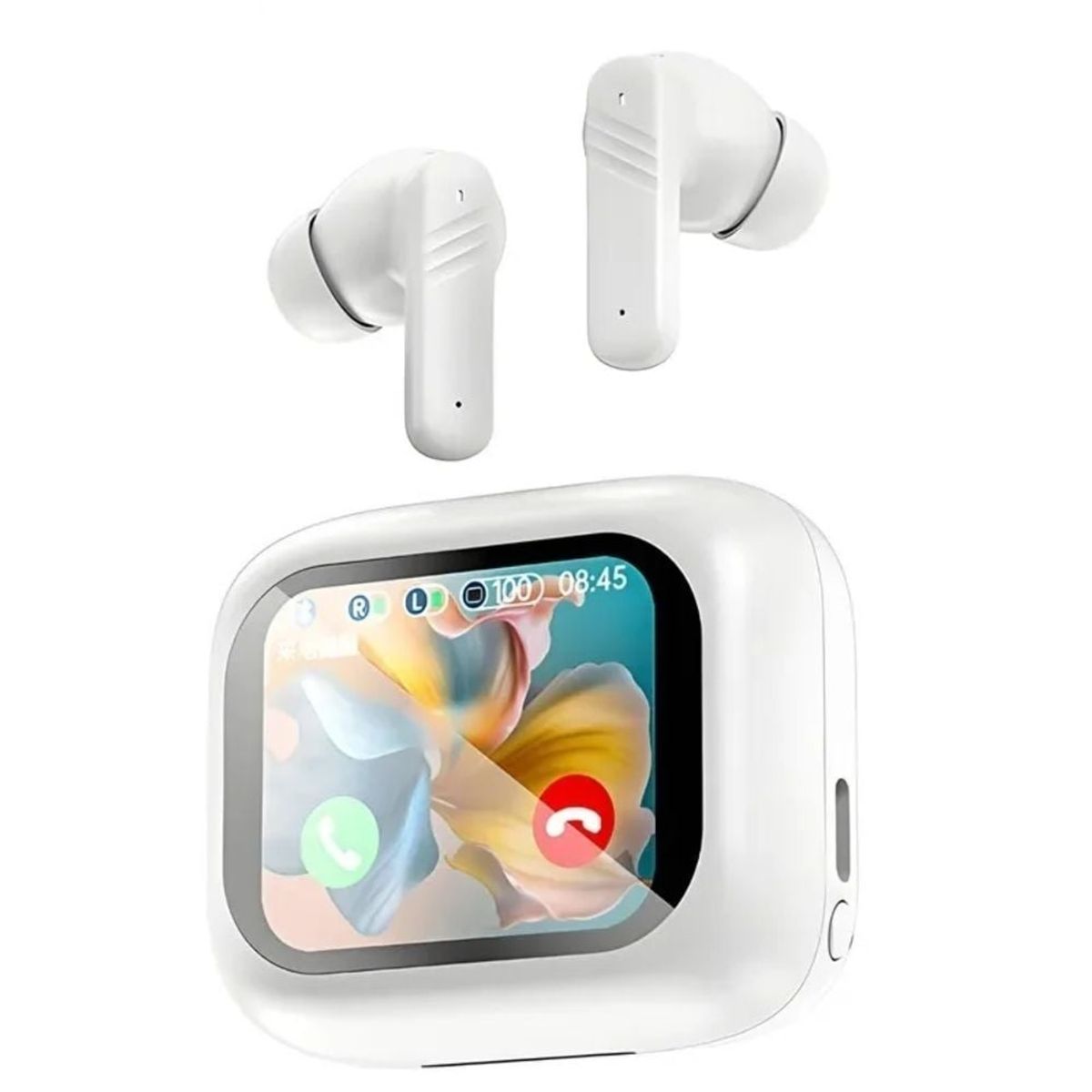 GENERICO - AUDIFONOS CON PANTALLA TACTIL Y CANCELACION DE RUIDO UWO TWS BLANCO