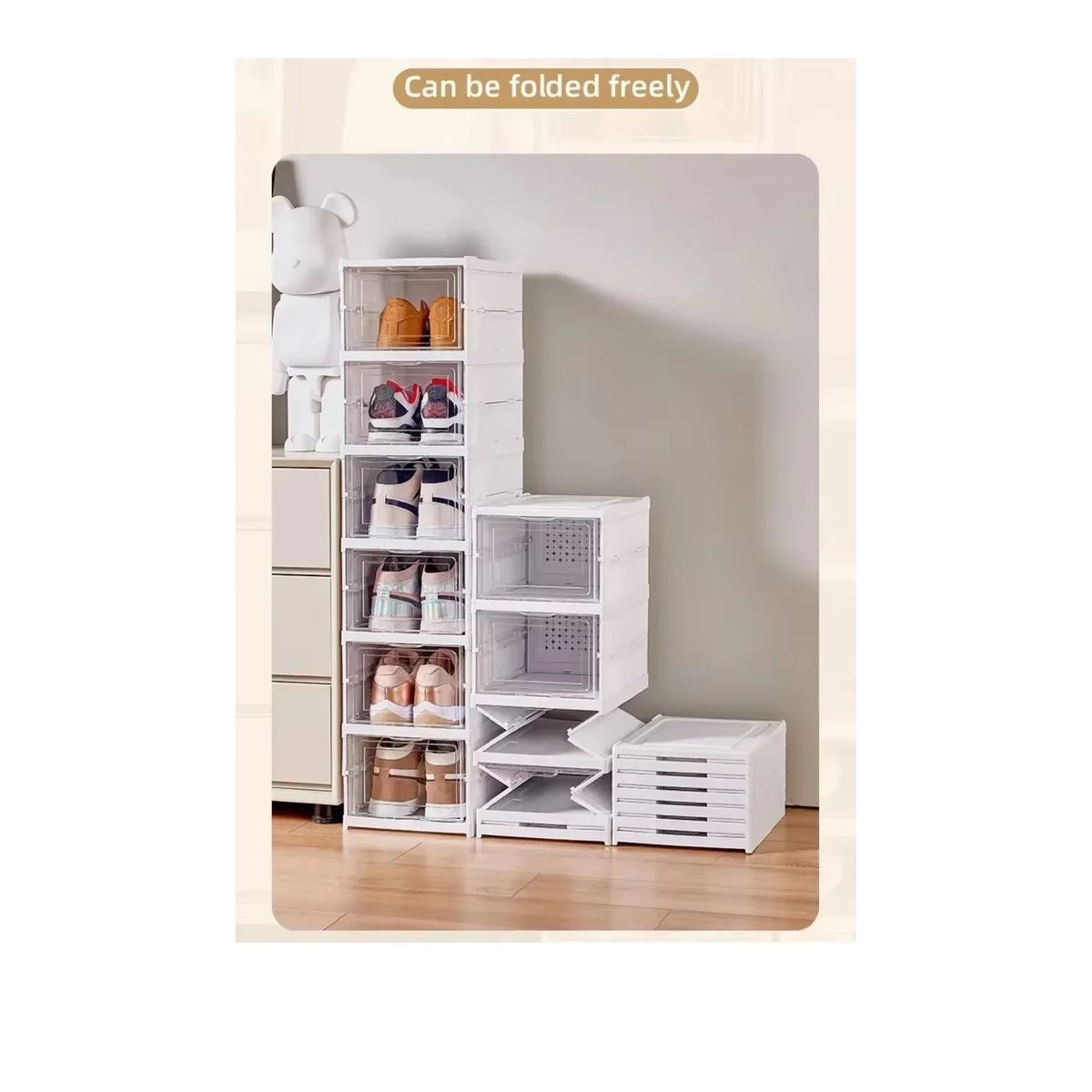 GENERICO - Zapatera Organizador de Calzados de 6 Niveles Multiusos