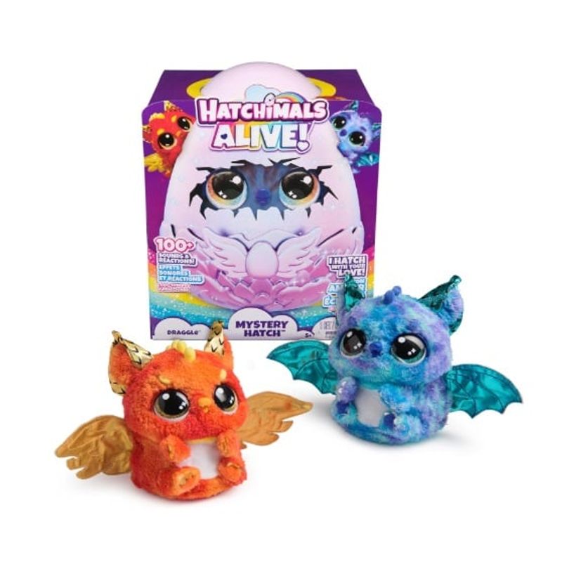 HATCHIMALS - HATCHIMALS ALIVE DRAGGLE PELUCHE SORPRESA INTERACTIVO
