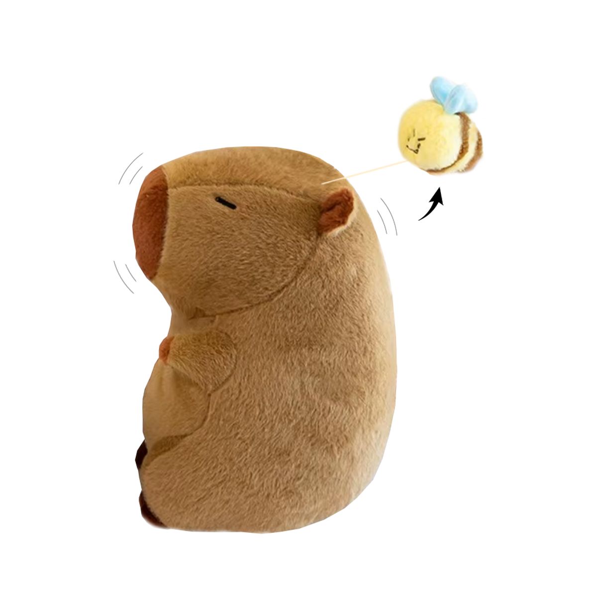 GENERICO - Peluche Capibara Abejita Head 45 cm