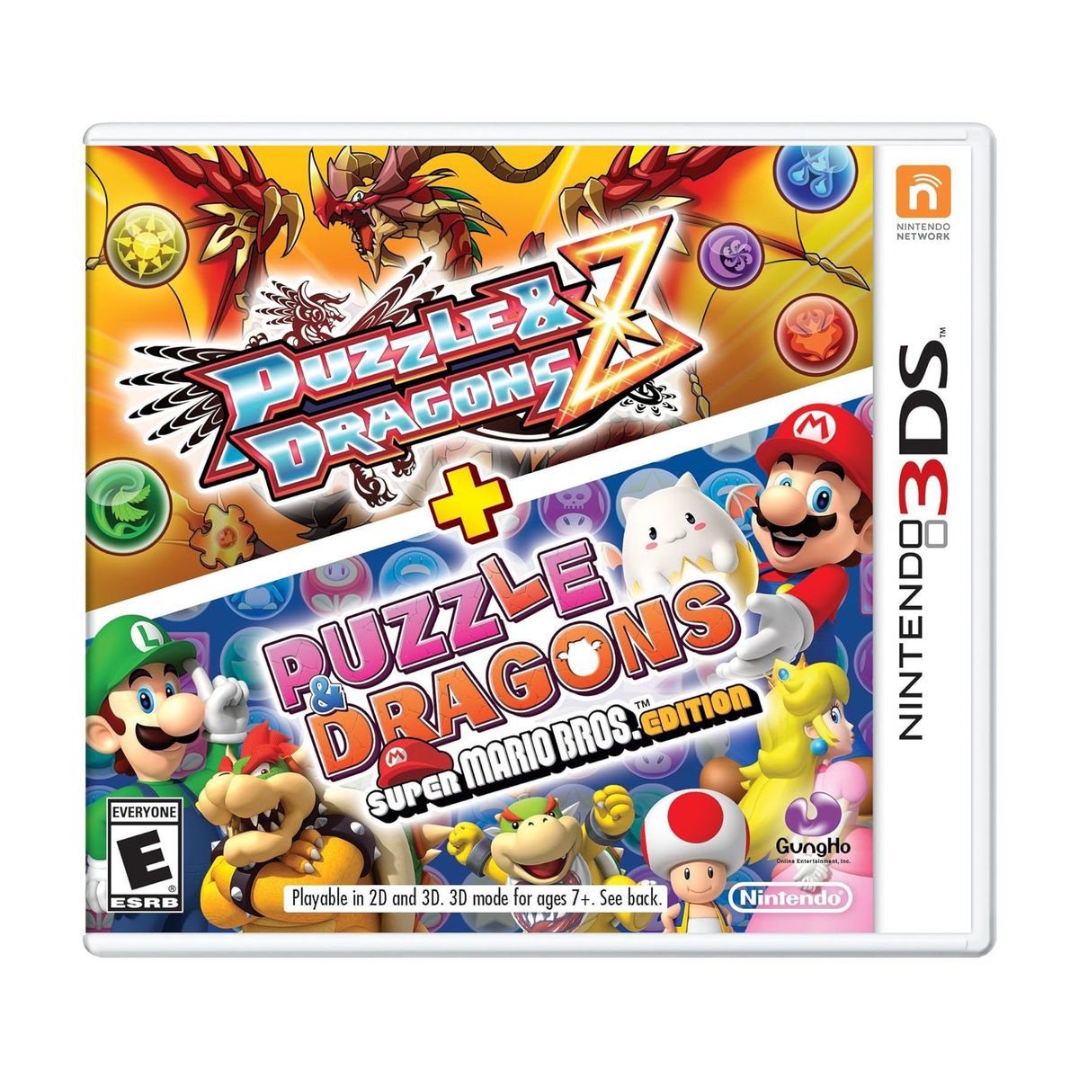 NINTENDO - Puzzle & Dragons Z + Puzzle & Dragons Super Mario Bros Nintendo 3DS